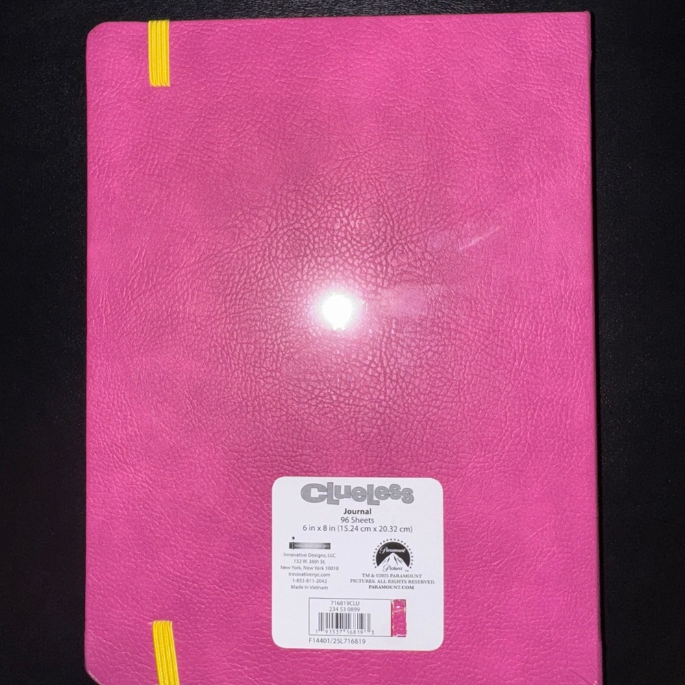 Clueless 30th Anniversary Pink Journal, NEW - Picture 2 of 3